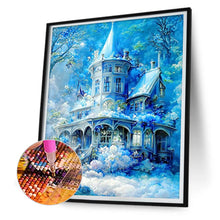 Load image into Gallery viewer, Diamond Painting - Full Round - blue castle (30*40CM)
