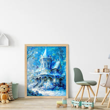 Load image into Gallery viewer, Diamond Painting - Full Round - blue castle (30*40CM)
