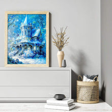 Load image into Gallery viewer, Diamond Painting - Full Round - blue castle (30*40CM)
