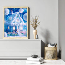 Load image into Gallery viewer, Diamond Painting - Full Round - blue castle (30*40CM)
