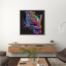 Load image into Gallery viewer, Diamond Painting - Full Round - colorful owl (30*30CM)
