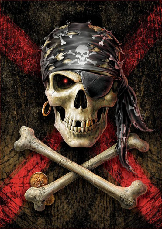 AB Diamond Painting - Full Round - Skull (40*55CM)