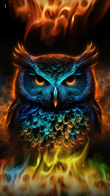 AB Diamond Painting - Full Round - Owl (40*70CM)