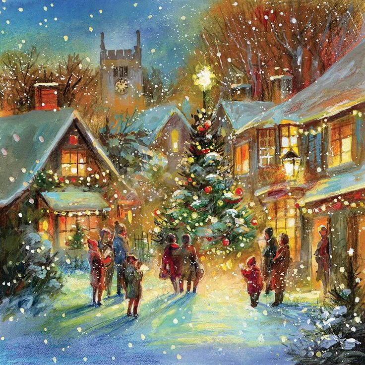 AB Diamond Painting - Full Round - Christmas (40*40cm)