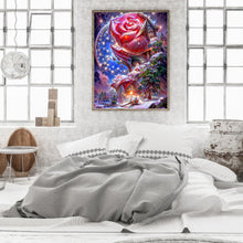 Load image into Gallery viewer, Diamond Painting - Full Round - red rose fantasy (30*40CM)
