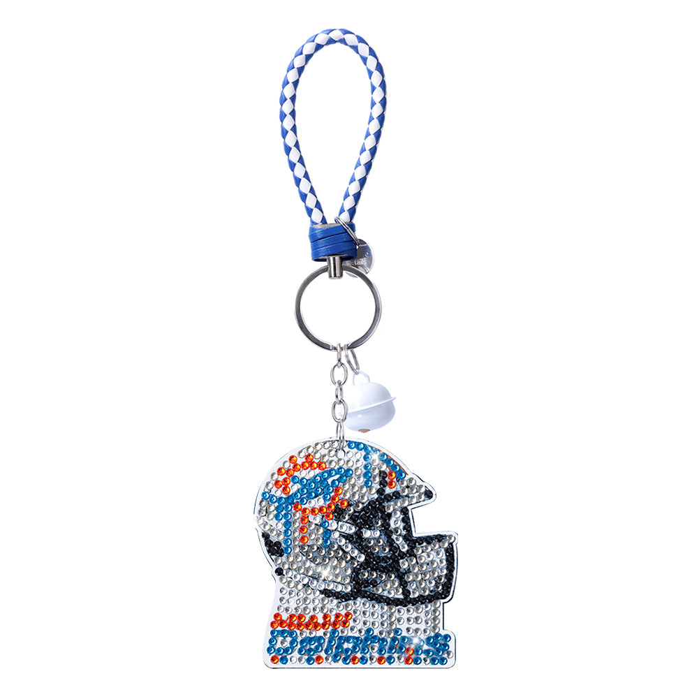 DIY Diamond Art Keychains Craft Rugby Team Badge Hanging Ornament (AA1440-7)