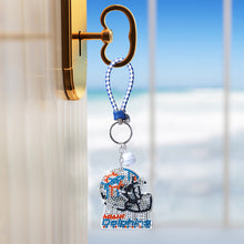 Load image into Gallery viewer, DIY Diamond Art Keychains Craft Rugby Team Badge Hanging Ornament (AA1440-7)
