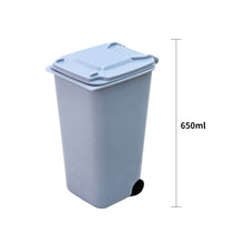 Load image into Gallery viewer, 1PC Mini Desk Waste Bin 650ml Garbage Basket Plastic for Coffee Table (3)
