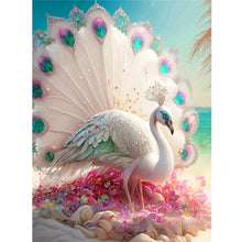 Load image into Gallery viewer, Diamond Painting - Full Round - gorgeous peacock (30*40CM)
