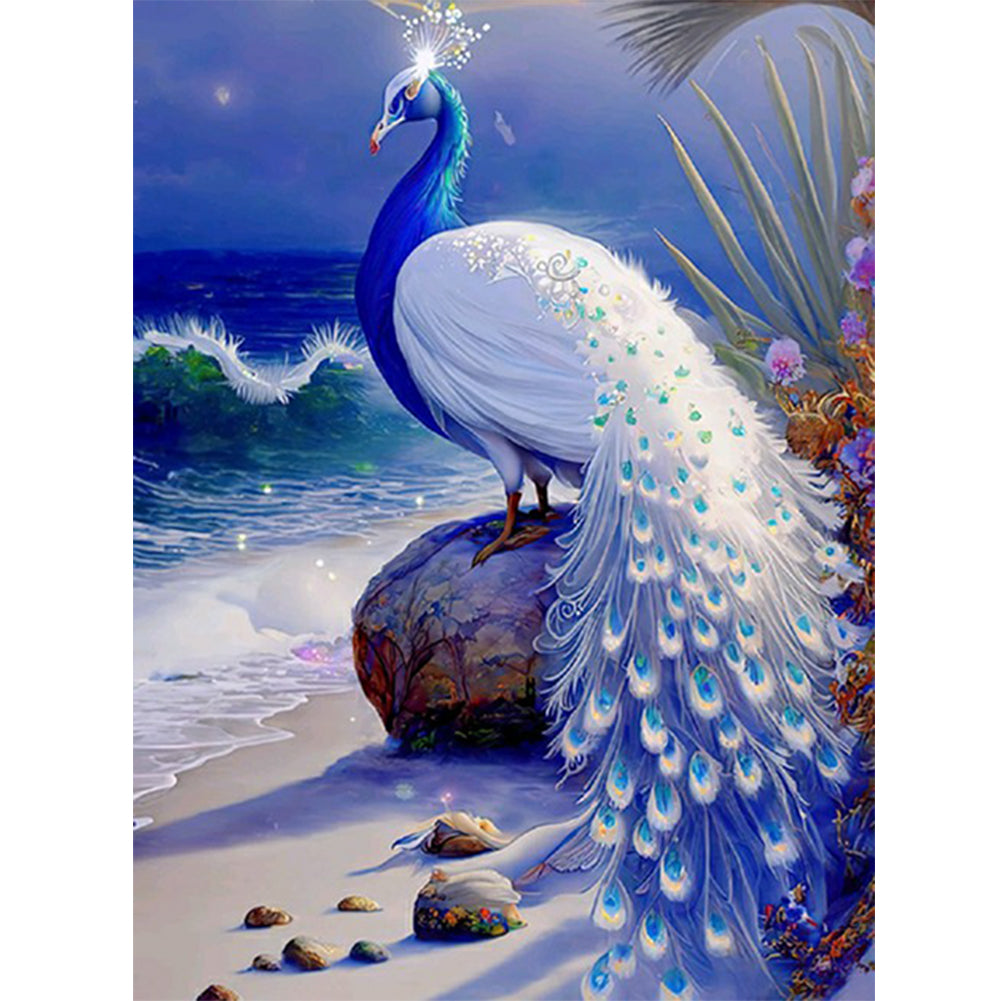 Diamond Painting - Full Round - gorgeous peacock (30*40CM)