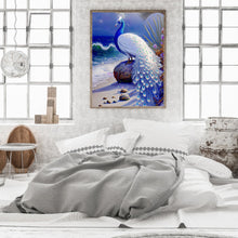 Load image into Gallery viewer, Diamond Painting - Full Round - gorgeous peacock (30*40CM)
