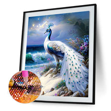 Load image into Gallery viewer, Diamond Painting - Full Round - gorgeous peacock (30*40CM)
