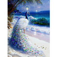 Load image into Gallery viewer, Diamond Painting - Full Round - gorgeous peacock (30*40CM)

