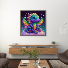 Load image into Gallery viewer, Diamond Painting - Full Round - little dragon (35*35CM)

