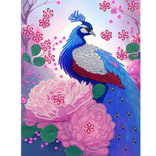 Load image into Gallery viewer, Diamond Painting - Partial Special Shaped - gorgeous peacock (30*40CM)
