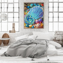 Load image into Gallery viewer, Diamond Painting - Partial Special Shaped - Fantasy colorful shells (30*40CM)
