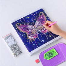 Load image into Gallery viewer, 2pcs Non-Slip Mount Holder 5.59x3.27Inch Diamond Tray Sticky Mats (Purple)
