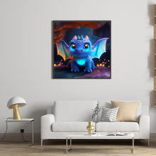 Load image into Gallery viewer, Diamond Painting - Full Round - blue pterosaur (30*30CM)
