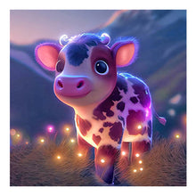 Load image into Gallery viewer, Diamond Painting - Full Round - little cow (30*30CM)
