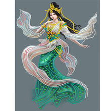 Load image into Gallery viewer, Diamond Painting - Partial Special Shaped - Elegant lady (30*40CM)
