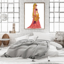 Load image into Gallery viewer, Diamond Painting - Partial Special Shaped - Elegant lady (30*40CM)

