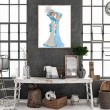 Load image into Gallery viewer, Diamond Painting - Partial Special Shaped - Elegant lady (30*40CM)
