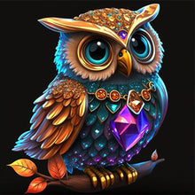 Load image into Gallery viewer, Diamond Painting - Full Round - night owl (30*30CM)
