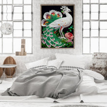 Load image into Gallery viewer, Diamond Painting - Partial Special Shaped - Peacock (30*40CM)

