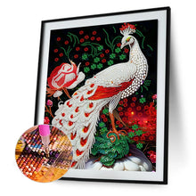 Load image into Gallery viewer, Diamond Painting - Partial Special Shaped - Peacock (30*40CM)
