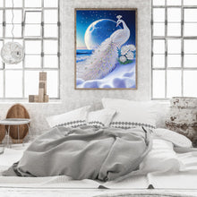 Load image into Gallery viewer, Diamond Painting - Partial Special Shaped - Peacock (30*40CM)
