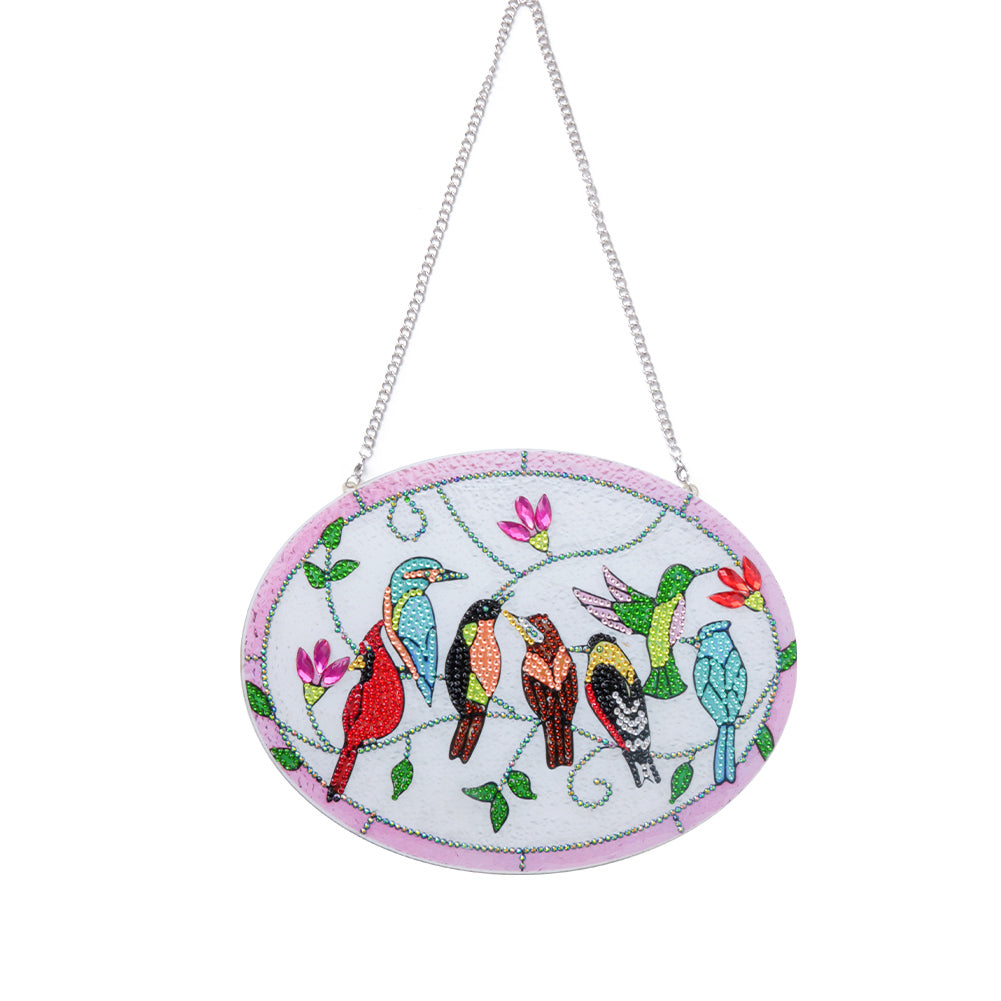 DIY Crystal Diamond Pendant Single-sided Paint by Number for Gift (MP004)
