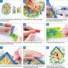 Load image into Gallery viewer, DIY Crystal Diamond Pendant Single-sided Paint by Number for Gift (MP004)
