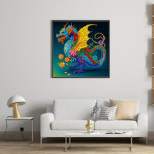 Load image into Gallery viewer, Diamond Painting - Partial Special Shaped - 12 zodiac dragons (30*30CM)
