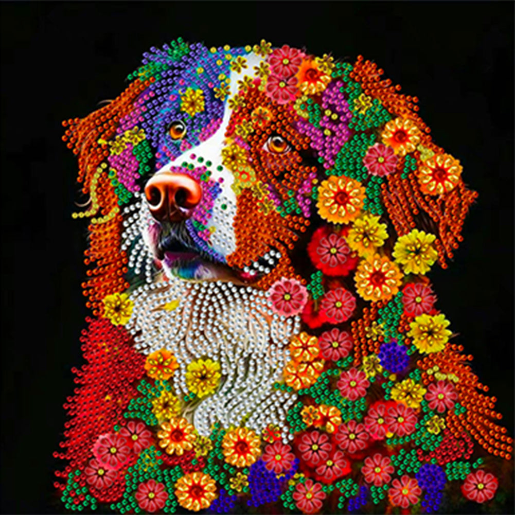 Diamond Painting - Partial Special Shaped - 12 zodiac dogs (30*30CM)