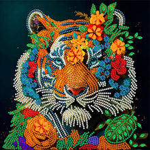 Load image into Gallery viewer, Diamond Painting - Partial Special Shaped - 12 zodiac tigers (30*30CM)
