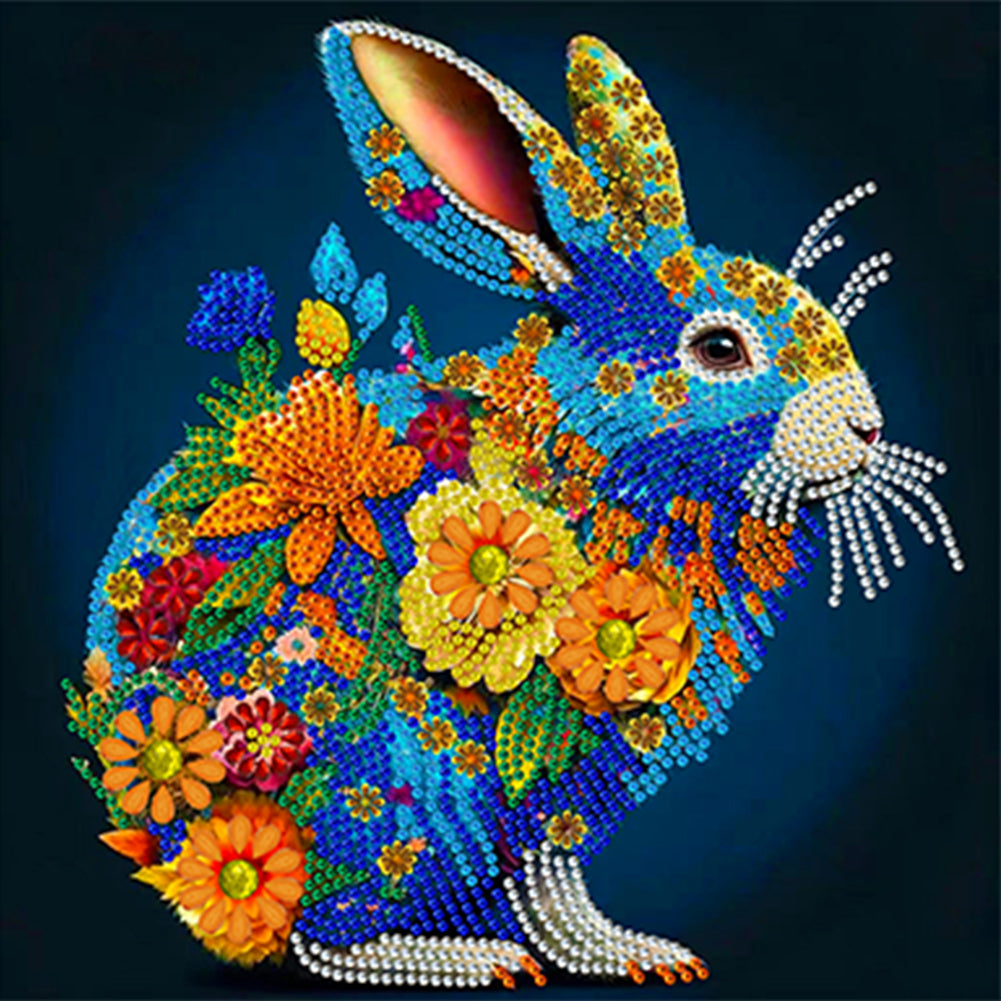 Diamond Painting - Partial Special Shaped - 12 zodiac rabbits (30*30CM)