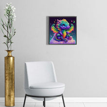 Load image into Gallery viewer, Diamond Painting - Full Round - rainbow pterosaur (30*30CM)
