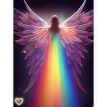 Load image into Gallery viewer, Diamond Painting - Full Round - rainbow girl (30*40CM)
