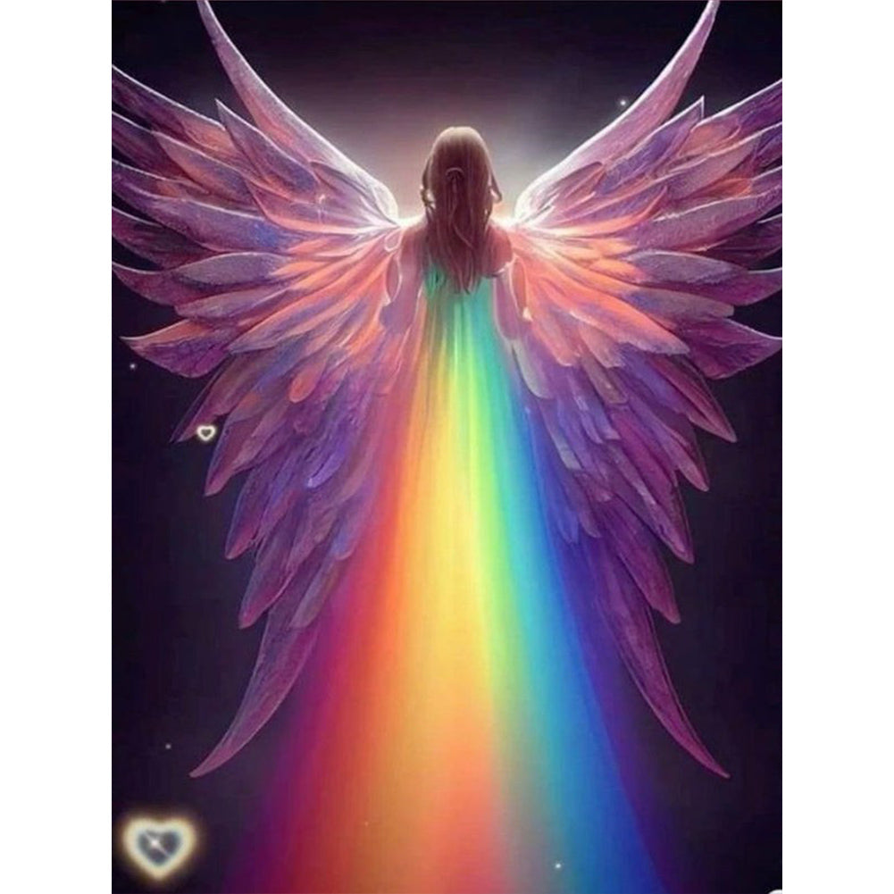 Diamond Painting - Full Round - rainbow girl (30*40CM)