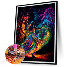 Load image into Gallery viewer, Diamond Painting - Full Round - rainbow girl (30*40CM)

