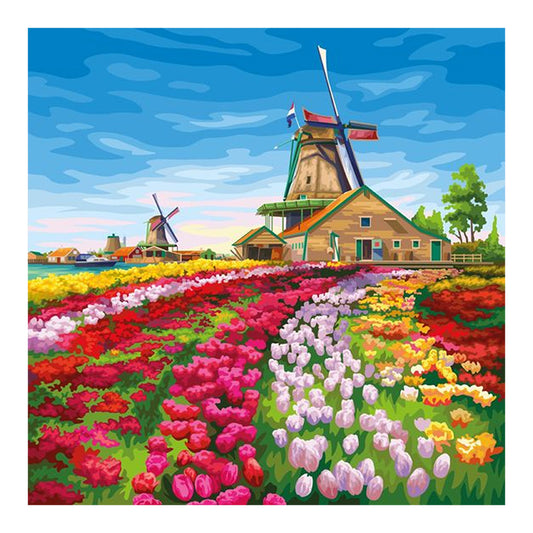 Diamond Painting - Full Round - rainbow garden (30*30CM)