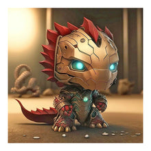 Load image into Gallery viewer, Diamond Painting - Full Round - Marvel iron man dragon (30*30CM)
