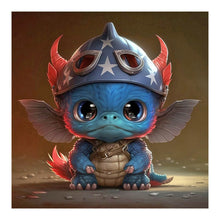 Load image into Gallery viewer, Diamond Painting - Full Round - Marvel Captain America dragon (30*30CM)
