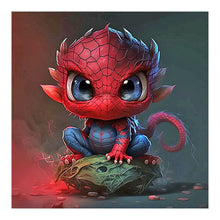 Load image into Gallery viewer, Diamond Painting - Full Round - Marvel Spiderman dragon (30*30CM)
