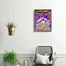 Load image into Gallery viewer, Diamond Painting - Partial Special Shaped - Gorgeous Pairs of Peacocks (30*40CM)

