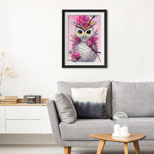 Load image into Gallery viewer, Diamond Painting - Partial Special Shaped - owl (30*40CM)
