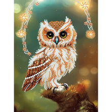 Load image into Gallery viewer, Diamond Painting - Partial Special Shaped - owl (30*40CM)
