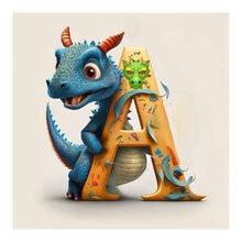 Load image into Gallery viewer, Diamond Painting - Full Round - Little Dinosaur A (30*30CM)
