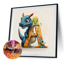 Load image into Gallery viewer, Diamond Painting - Full Round - Little Dinosaur A (30*30CM)
