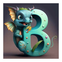 Load image into Gallery viewer, Diamond Painting - Full Round - Little Dinosaur B (30*30CM)
